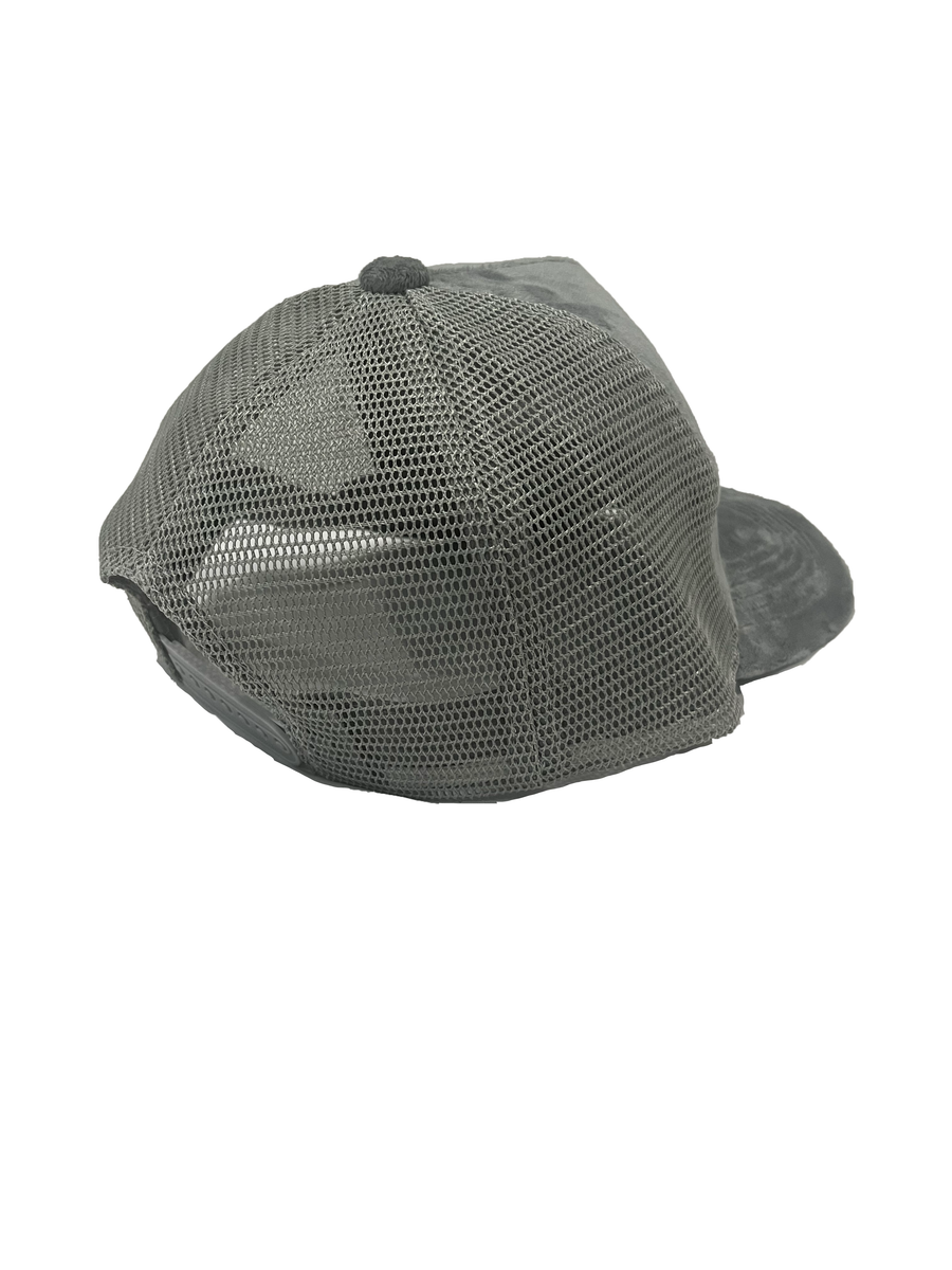 Velour Trucker Hat - Grey – Kunshu