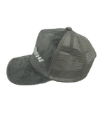 Velour Trucker Hat - Grey