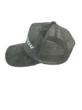 Velour Trucker Hat - Grey