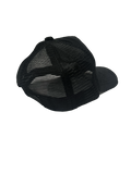 Velour Trucker Hat - Black/White
